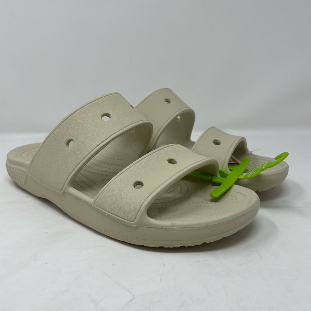New Crocs Classic Sandal Ivory Lightweight Men Unisex Slip On 206761-2Y2 M10/W12